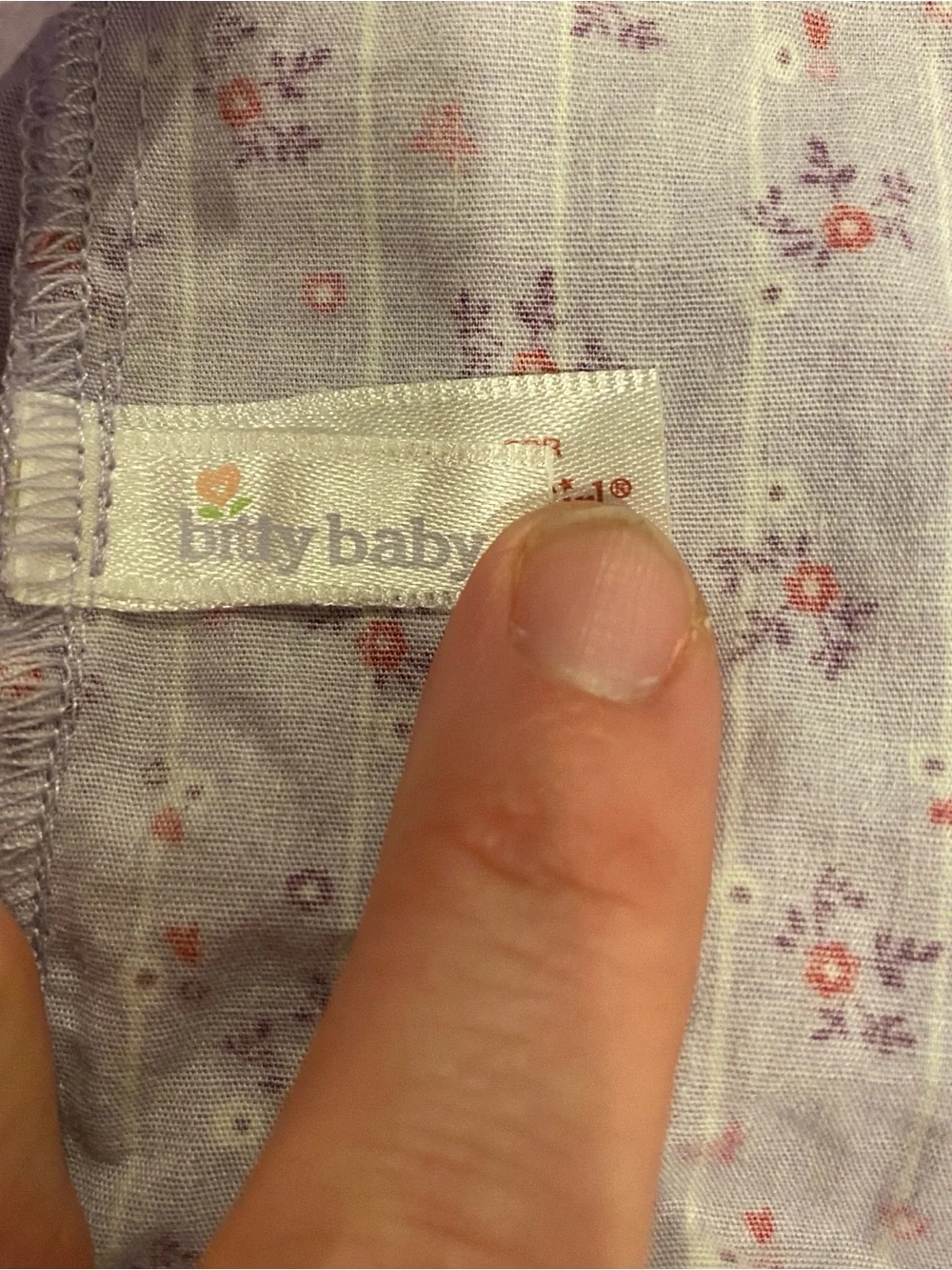 American Girl Doll Hospital Gown Very Cute! Bow Back Lilac Purple
